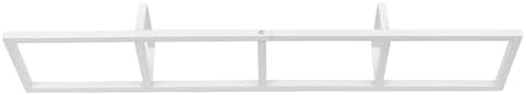 2 Pcs 34Inch CD DVD Storage Shelf Wall Mount Media Storage Rack,Video Game Organizer Shelf,White Floating Shelves for Home Bedroom Living Room Office - Image 7