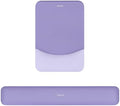 MOSISO Wrist Rest Support Mouse Pad & Keyboard Set, Purple | Rectangular Ergonomic Mousepad, Non-Slip Base, Home/Office Pain Relief & Easy Typing, Neoprene Cloth & Raised Silicone Lining by MOSISO