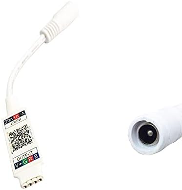 Mini RGB Bluetooth Controller DC 5V 12V 24V Music BT Smart APP Controller Light Strip Control for RGB LED Strip (Mini DC Bluetooth White) - Image 2