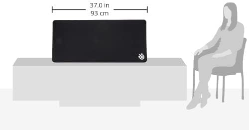 SteelSeries QcK Gaming Mouse Pad - XXL Thick Cloth - Sized to Cover Desks - Image 3