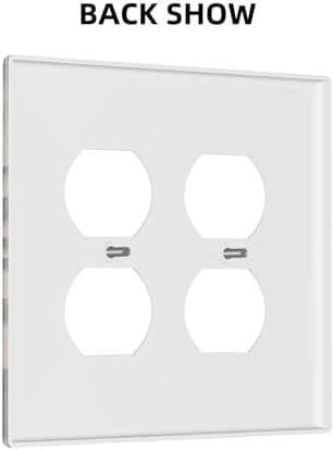 Decorative Switch Plate Covers Rustic Black Deer Elk Brown Wood Board Pine Tree 2-Gang Duplex Light Switch Covers Gfci Wall Plate Electrical Receptacle Switchplate Plug Faceplate Decor - Image 4