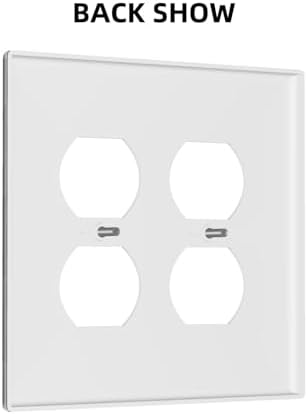 Decorative Switch Plate Covers Funny Bathroom Art with Are You Pooping 2-Gang Duplex Light Switch Covers Gfci Wall Plate Electrical Receptacle Switchplate Plug Faceplate for Country Decor - Image 4