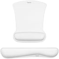 MOSISO Wrist Rest Support for Mouse Pad & Keyboard Set, White by MOSISO