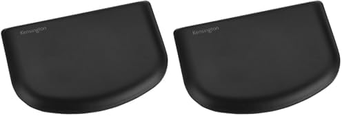 Kensington ErgoSoft Wrist Rest, Black (K52803WW), Memory Foam, Rubber, for Slim Mouse (Pack of 2) by Unknown