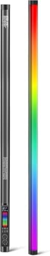 NEEWER TL120C RGB Tube Light, 42W Full Color RGBWW Photography LED Video Light Wand Stick with APP/2.4G/DMX Control, 7 Pixel Effects/18 Scenes, 2500K-10000K CRI97+ TLCI98+, 6000mAh Battery by Neewer