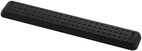 Keyboard Wrist Rest - 17 3/8 in Wrist Rest for Computer and Laptop with Massage Dots, Memory Foam Wrist Pad for Keyboard with Non-Slip PU Base for Ergonomic Wrist Support. by TONOS