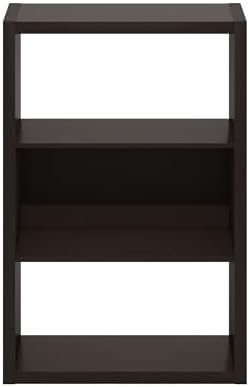 Furinno Viola 3-Tier Book Shelf, Extra Thick Frame Bookshelf, Dark Oak - Image 6