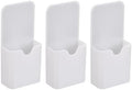 PATIKIL 3pcs Magnetic Pen Marker Holders, 50x27mm Dry Erase Marker Pencil Holder Cup Organizer for Classroom Home Office Refrigerator Whiteboard Locker, White, 4x2x1 by PATIKIL