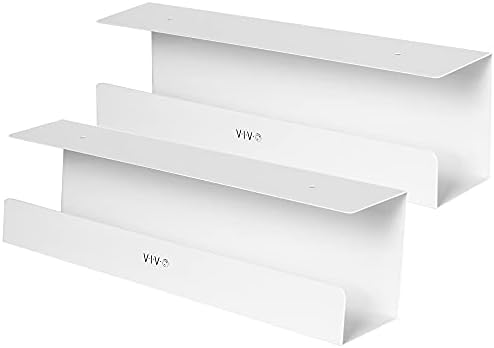 VIVO 2 Pack White 17 inch Under Desk Cable Management Tray, DESK-AC06-2CW by Unknown