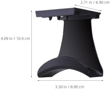 Beaupretty 2pcs Headphone Hanger Under Desk Headset Holder Wall Mount Headphone Hook for Secure Storage Space-Saving Design Easy Installation Material Suitable for Gaming and Office Use - Image 2