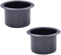 2 Pcs Metal Sofa Cup Holders Insert Drink Can Replacement Holders Recliner Car Cup Holders for Boat Table Black by Unknown