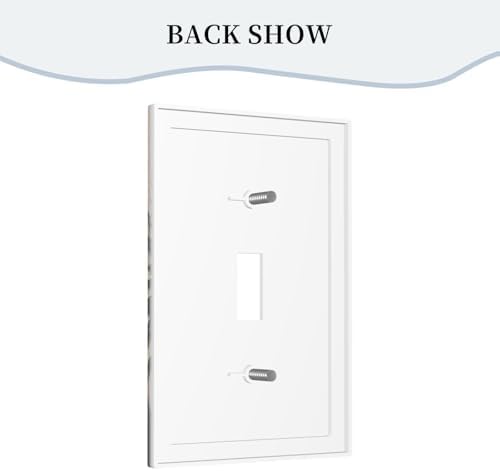 Decorative Light Switch Covers Rustic Black Deer Elk Brown Wood Board Pine Tree Single Toggle Light Switch Cover Plate 1 Gang Outlet Covers Wall Plate Electrical Device Dimmer Switchplate - Image 4