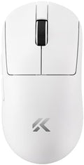 MCHOSE A7 V2 Pro Wireless Gaming Mouse, Tri-Mode Connection, 59 Grams, PAW3395 26K DPI Sensor, Wired 8K/Wireless 1K Polling - White by MCHOSE