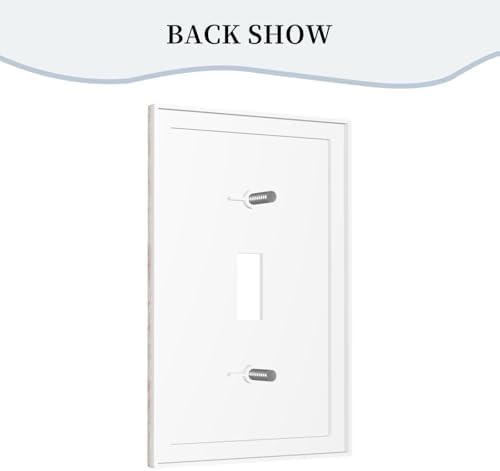 Decorative Light Switch Covers Fantastical Pink Horse and Flowers Single Toggle Light Switch Cover Plate 1 Gang Outlet Covers Wall Plate Electrical Device Switchplate Dimmer Faceplate Bedroom - Image 4