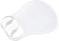 Ospelelf Mouse Pad with Wrist Rest Set Gel Ergonomic Wrist Support Anti-Slip Rubber Bottom Office Women Desk Accessories for Computer, Laptop and Gaming, Clear by OspelelfOfficeSupplies