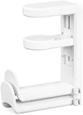 Headphone Holder for Desk, 360° Rotating Under Desk Headset Hanger with Adjustable Clamp, Space Saving Desk Headphone Stand for Gaming Setup, Office & Study, White by Unknown