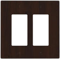 Decorative Outlet Covers Rustic Vintage Dark Brown Wood Grain 2 Gang Light Switch Cover Plate Double Rocker Wall Plate Gfci Switch Plate Covers Plug Faceplate for Farmhouse Decor by JOOJIAO