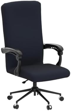 Elastic Computer Chair Cover with Durable Zipper - Protective Removable Washable Universal Office Desk Chair Seat Slip Cover - Stretchy Soft Anti-dust Desk Chair Seat Protector for Dogs, Cats, Pets - Image 4