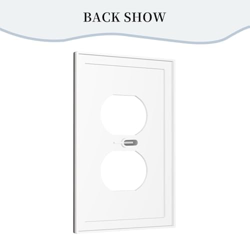 Outlet Covers Rustic Vintage Dark Brown Wood Grain Decorative 1 Gang Duplex Light Switch Cover Plate Single Electrical Receptacle Wall Plate Plug Switchplate Faceplate for Farmhouse Decor - Image 4