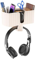 4 in 1 Desk Cup Holder with Storage Tray and Headphone Hanger by HOME