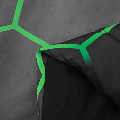 NTBED Game Console Comforter Set for Boys Girls Kids Geometric Lightweight Microfiber Bedding Sets (Green, Queen) - Image 3