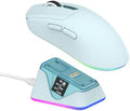 EPOMAKER NEX Lite Wireless Gaming Mouse w/Screens & RGB Charging Dock by EPOMAKER