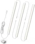 Under Cabinet Lighting Plug-in, Dimmable Under Counter Lights for Kitchen, 3pcs 12 Inch, Daylight White 4500K Linkable USB Led Light Strip, Wired Led Light Bar for Desk,Sink,Workbench by Vovamo