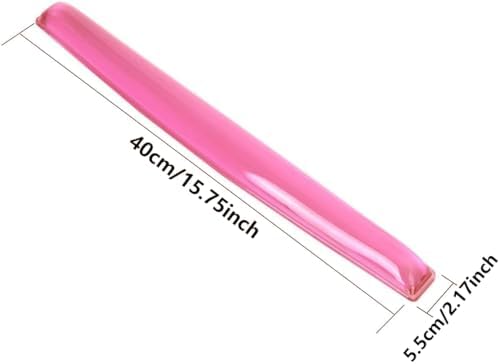 Gel Keyboard Wrist Rest Pad - Gel Keyboard Wrist Rest Pad | Wrist Rest Support for Office Gaming Computer Laptop Ergonomic Comfortable Pain Relief- Pink - Image 5