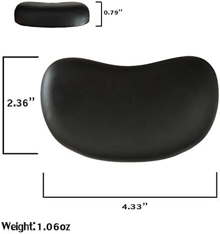 Ergonomic Wrist Rest Pad Memory Foam Mouse Pad Anti-Skid Mousepad Support Wrist Rest Mat Ergonomic Office Healthy for PC Computer Laptop Desktop (2pack) - Image 6