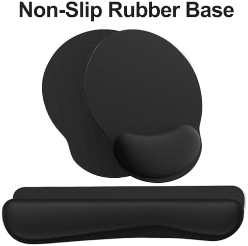 Ergonomic Mouse Pad with Wrist Rest and Keyboard Wrist Rest, Mousepad - Image 4