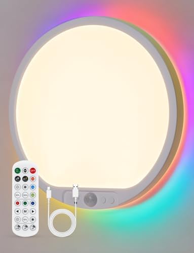 Combuh Rechargeable Battery Operated Ceiling Light for Shower Wireless by Combuh