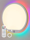 Combuh Rechargeable Battery Operated Ceiling Light for Shower Wireless by Combuh
