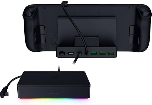 Razer Handheld Dock Chroma, Charging Hub & Expand Connectivity, 100W by Unknown