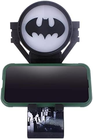 Exquisite Gaming LED Ikons: DC Comics Batman Bat Signal-Charging Phone & Controller Holder - Light Up Gaming Controller/ Mobile Phone/ Device Charging Holder, Includes 4'Charging Cable (CGIKDC400483) - Image 5