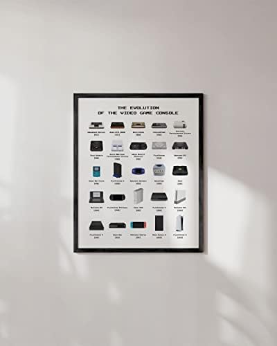 HAUS AND HUES Retro Video Game Posters – Gamer Wall Art & Decor for Boys Room – Unframed 16x20 Console Print - Image 4