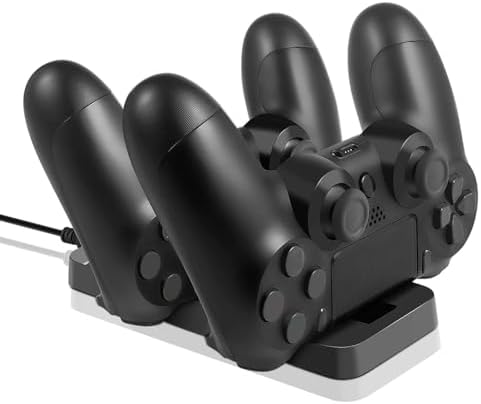 Dual Controller Charger Charging Station Dock for PS4 PlayStation 4 DualShock Controllers (PS4/PS4 Pro/PS4 Slim) - Image 3
