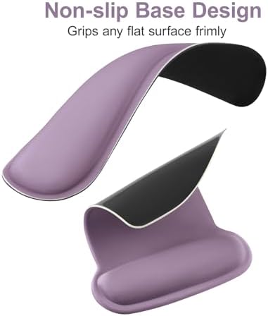 MOSISO Wrist Rest Support for Mouse Pad & Keyboard Set, Ultra Violet - Image 4