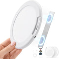 Combuh Rechargeable Motion Sensor Ceiling Light with Remote Wireless, 60 Days Battery Powered Shower Lamp Magnetic Dimming Timing Stick on Cordless Lighting for Closet Pantry without Electricity 2Pack by Combuh