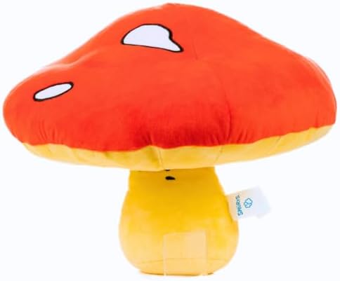 Franco Collectibles The Smurfs Mushroom Shroom Bedding Super Soft Cozy Decorative Cuddle Pillow, (Officially Licensed Product) by Franco