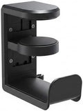 Under Desk Headphone Hanger Clamp, Rotating Mount for Sit-Stand Desks, No-Drill Installation, Paper-Based Composite (1 PC) by Unknown