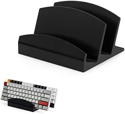 BRAINWAVZ Dual Desktop Keyboard Stand Holder, Suitable for Small Gaming Keyboards and Large Full-Size Boards, Organize Your Workspace and Keeping it Clutter-Free (D02) by Brainwavz