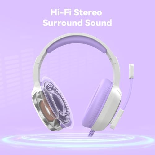IMYB A36 Gaming Headset with Mic Stereo Headphones for Pc, PS5, Xbox - Image 2