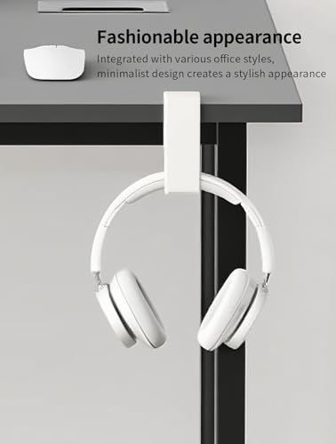 Headphone Hook，Headphone Stand，PC Gaming Headset Holder for Desk，Headset Hook，Desk Headphone Hanger，Desk Hook with 360-Degree Adjustable Rotation - Image 5