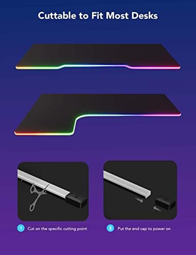 Govee RGBIC LED Neon Rope Lights, 10ft Gaming Lights for Gaming Desks - Image 4