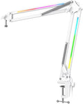 FIFINE AmpliGame BM38W Heavy Duty RGB Microphone Boom Arm for Gaming by FIFINE