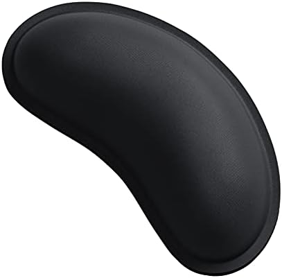 Dapesuom Mouse Wrist Rest, Ergonomic Memory Foam Mouse Wrist for Computer Desk Mats Support, PU Leather Hand Rest Pad Cushion for Gaming, Laptop, Men, Women, Pain Relief & Easy Typing, Black by Unknown