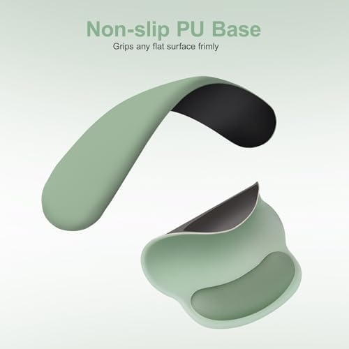 MOSISO Wrist Rest Support for Mouse Pad&Keyboard Set, Antique Green - Image 5