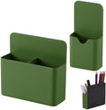 KITANIS Magnetic Pen Holder,2 Pack Magnetic Dry Erase Marker Holder with Generous Compartments,Strong Magnet Storage Marker Pen Pencil Organizer for Refrigerator,Whiteboard,Locker Accessories by KITANIS