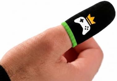 King of The Game - Improved Materials Gaming Finger Sleeves (6 Pack) for Touch Screens and Controllers. Skin-Protective, Ultra-Sensitive, Sweat-Resistant, Breathable and Stretchable. (Green) - Image 3