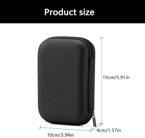 R36S Handheld Gaming Console Bag Shock Proof Portable Travel Carrying Case Storage Box with Pocket - Image 4